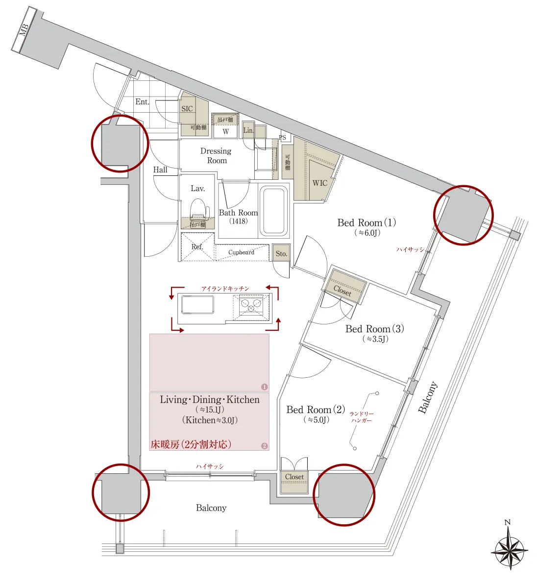 Dtype間取り図