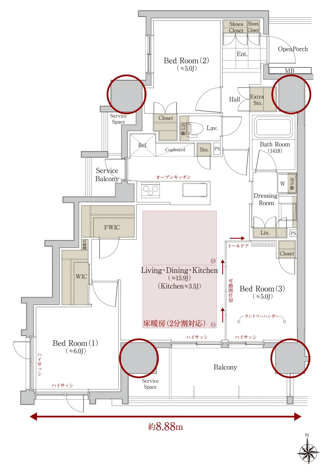 Ftype間取り図