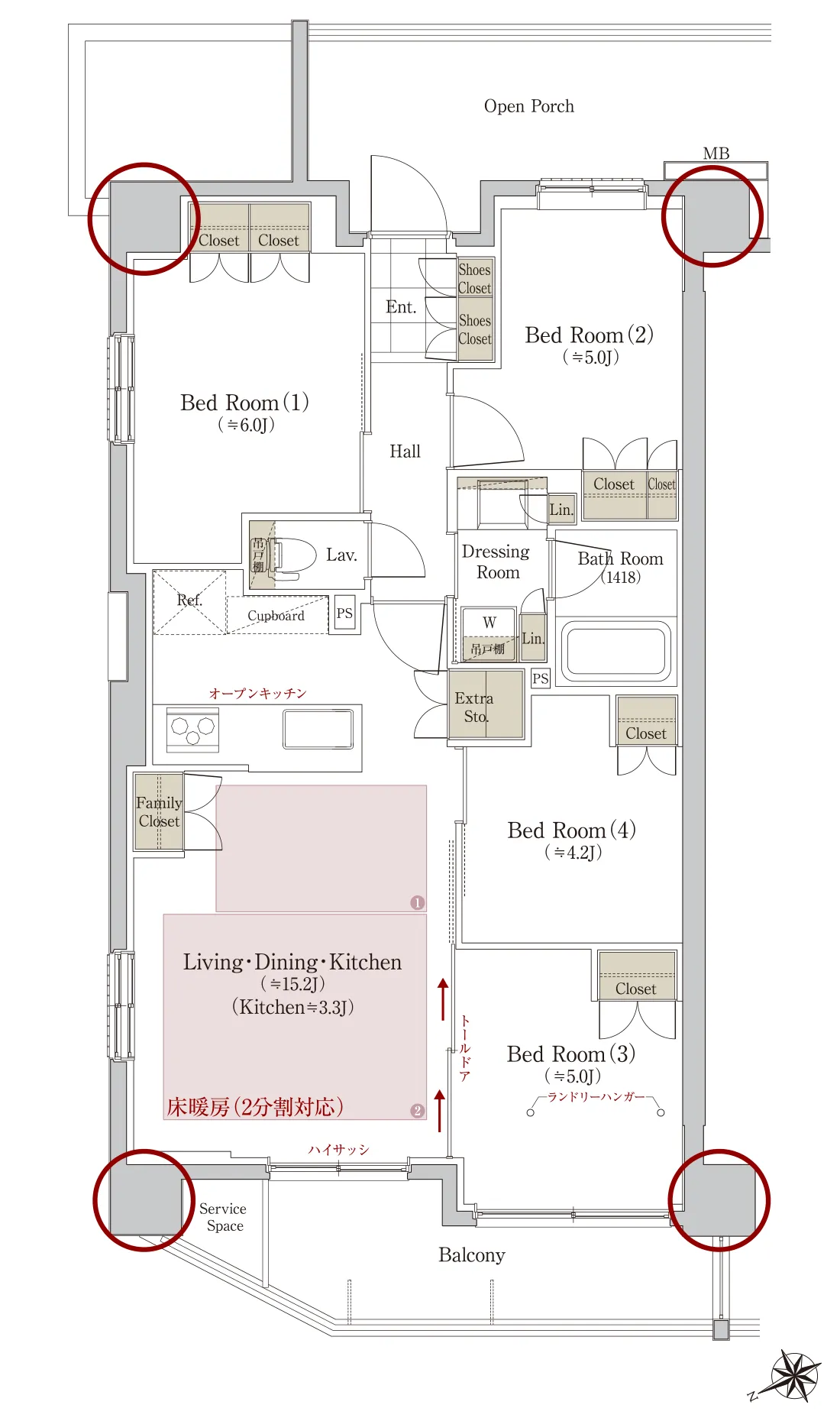 Jtype間取り図