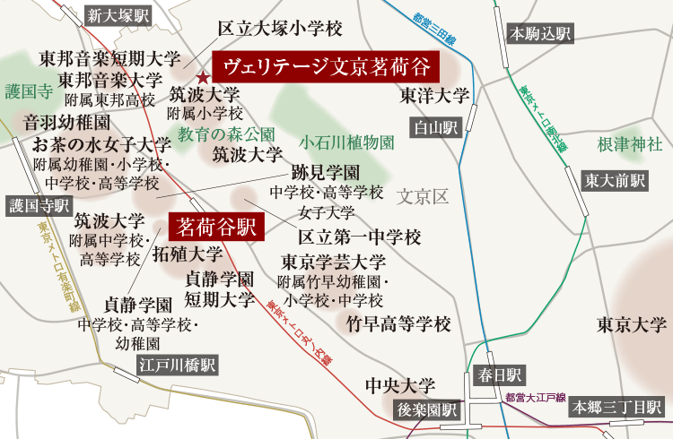 周辺教育施設概念図